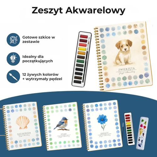 Pikumi™ Kompletny zestaw akwarelowy
