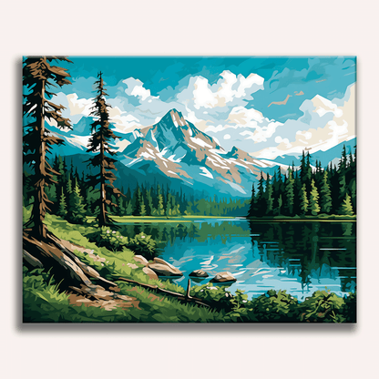 Jezioro w Zielonej Dolinie