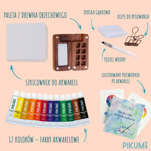 Pikumi™ Zestaw Akwarelowy